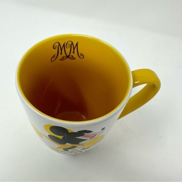 Minnie Mouse Walt Disney Store Yellow Polka Dots Shopping Ceramic Cup Mug pin up - Picture 6 of 7